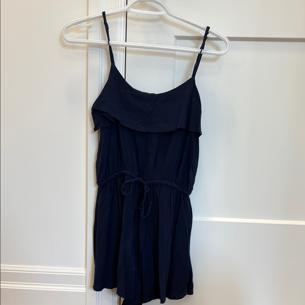 H&M Navy Blue Sleeveless Romper